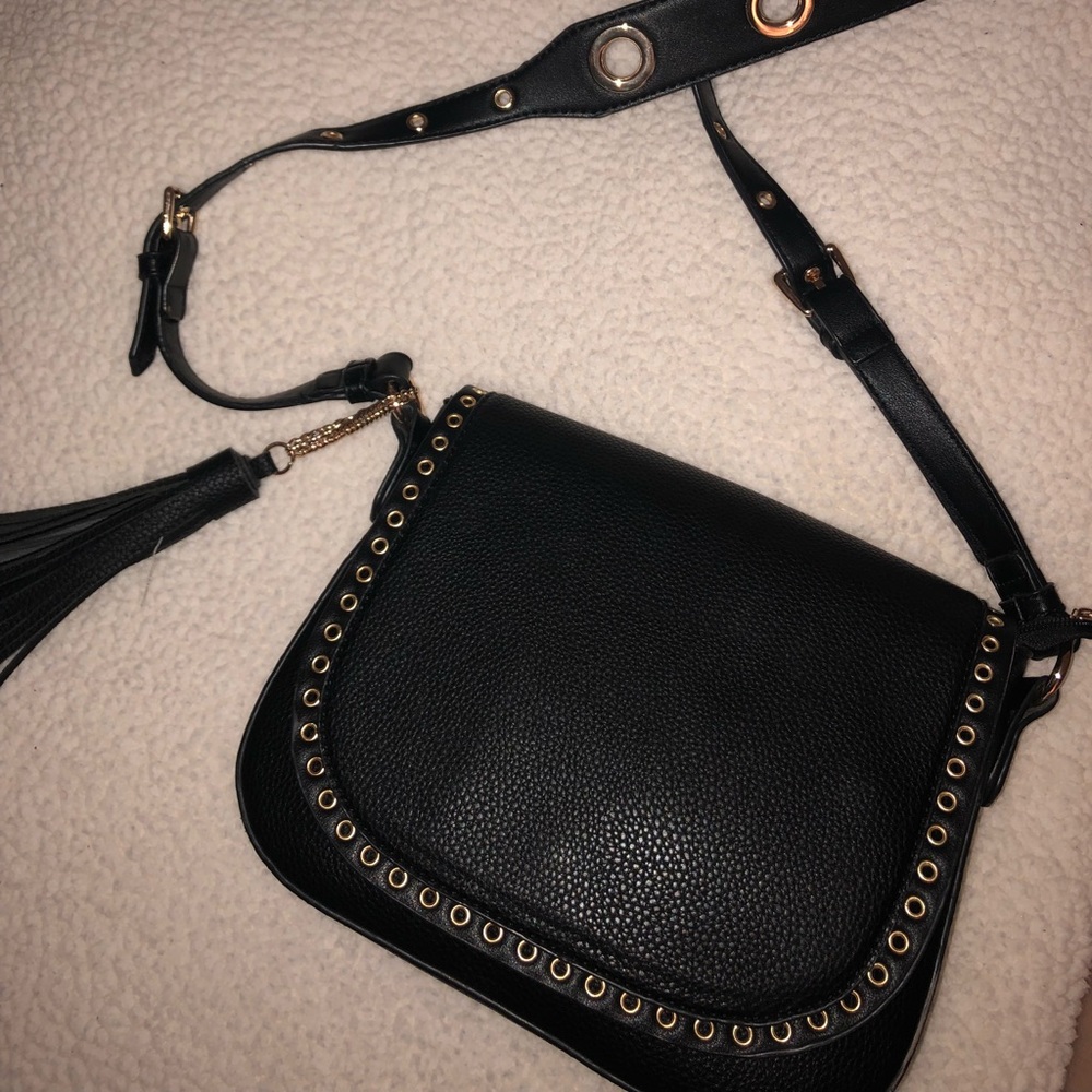Black crossbody bag